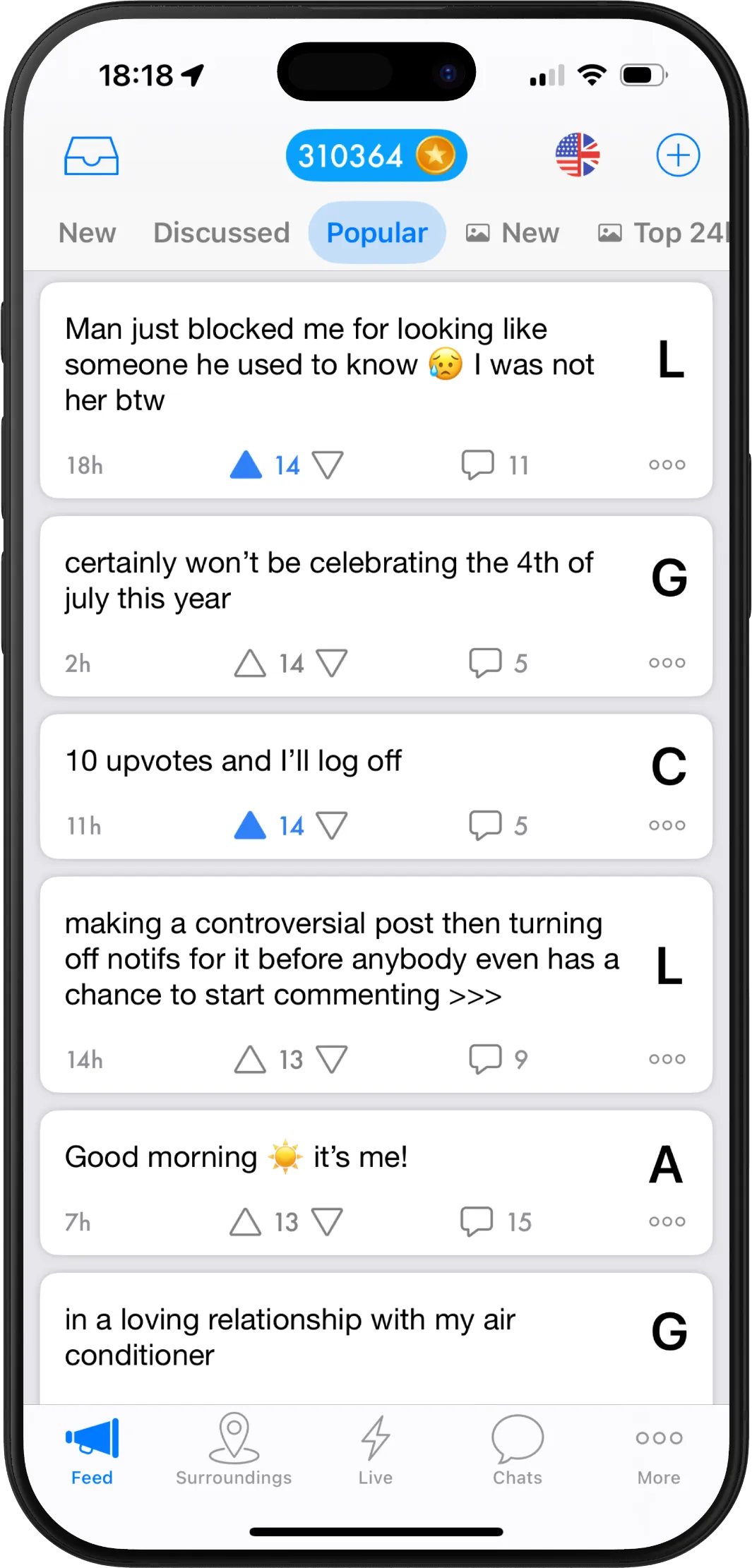 Beliebte Posts im öffentlichen Twiq-Feed